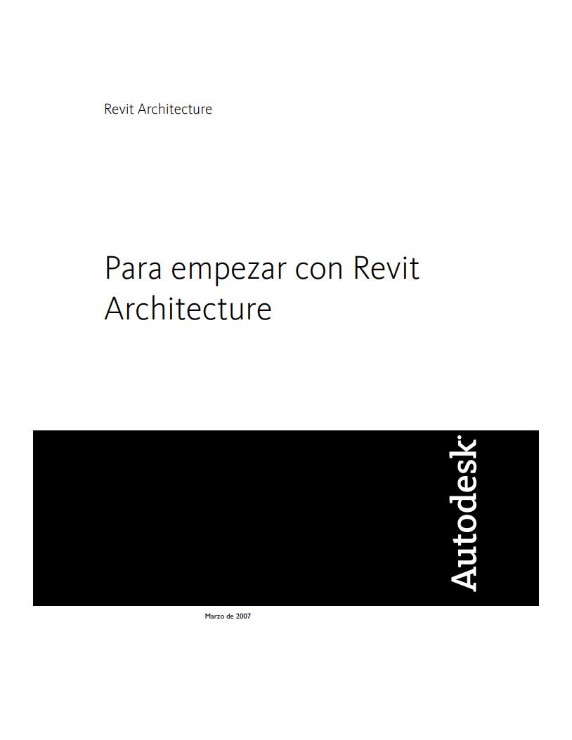 Imágen de pdf Para empezar con Revit - Architecture